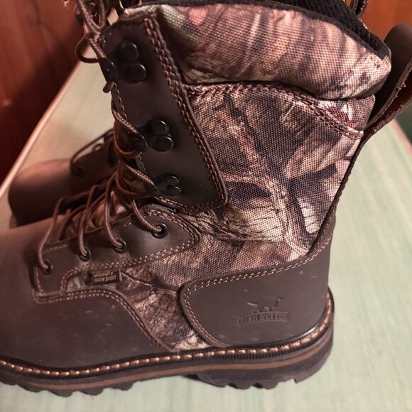 Irish Setter Brown Camouflage Heeled Boots - Picture 3 of 14